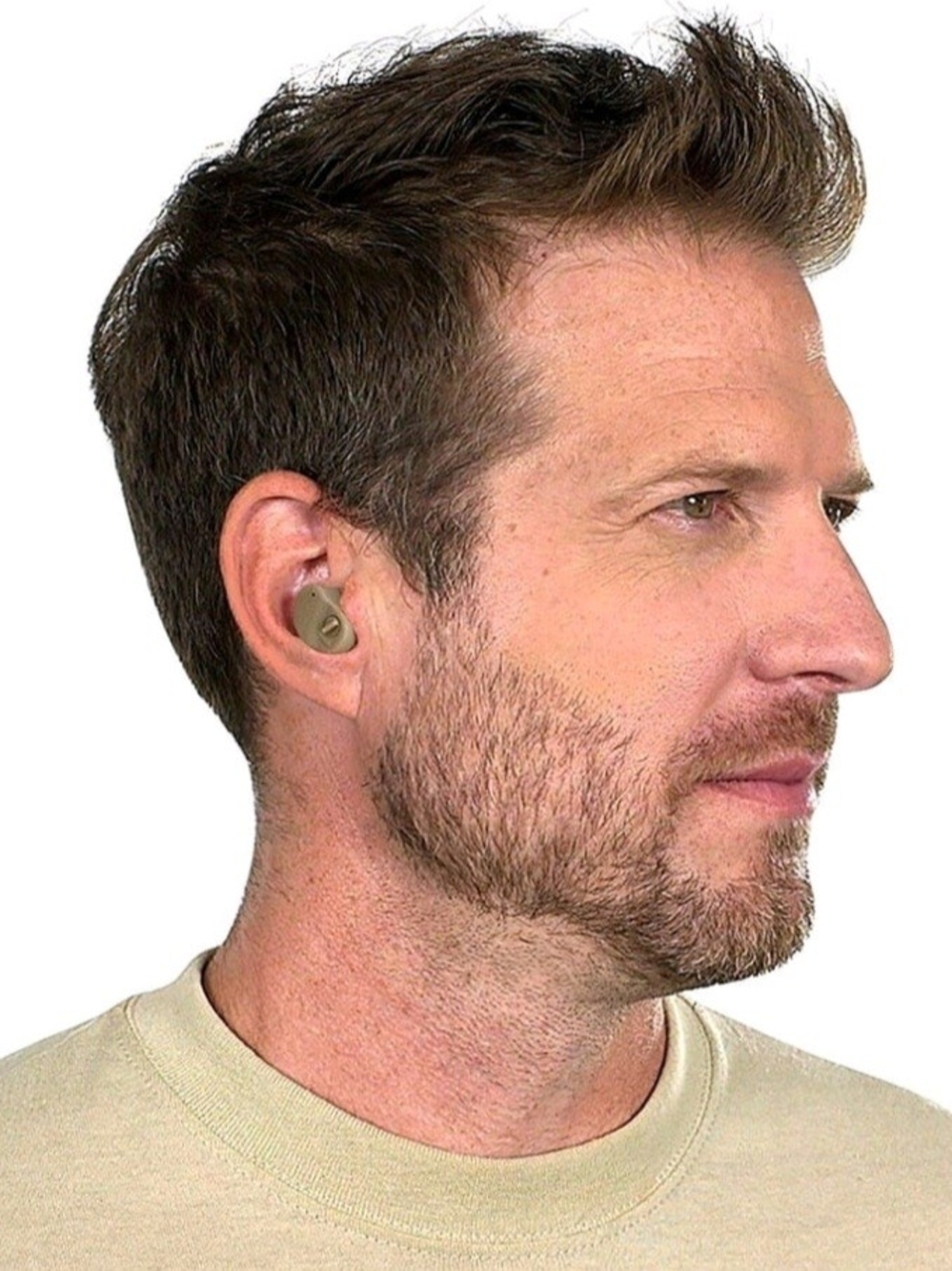 TacAmplifier True Wireless In-Ear Headphones — Olive